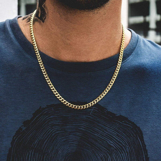 Cuban Link Chain Necklace For Men & Women